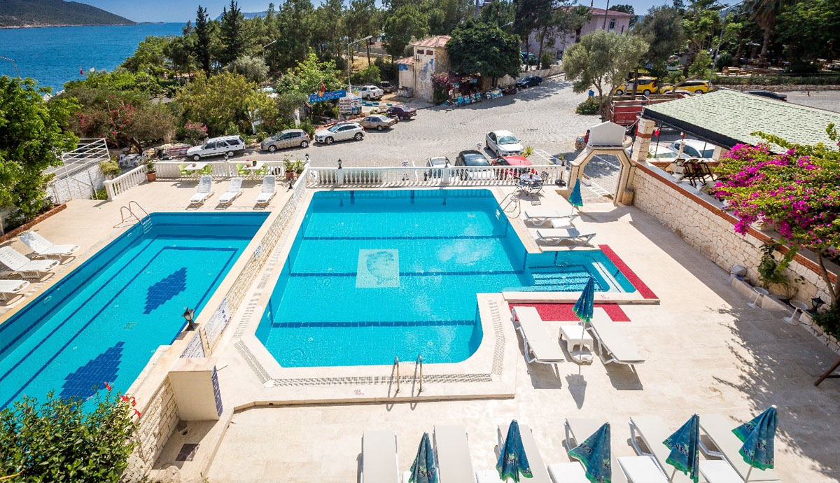 Habesos Hotel Kaş Havuz ve Sahil İmkanları